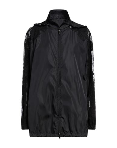 Valentino Garavani Woman Jacket Black Size 8 Polyamide, Cotton, Viscose