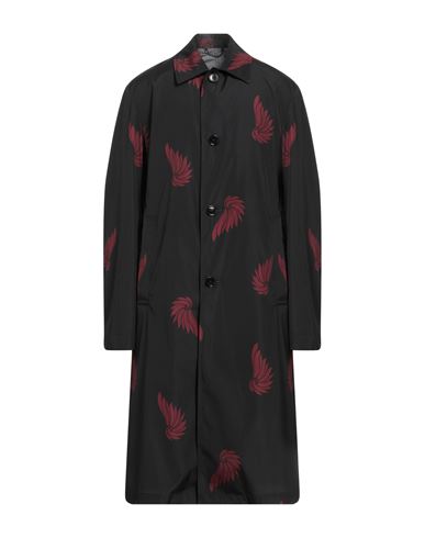 Shop Dries Van Noten Man Overcoat & Trench Coat Black Size L Polyester