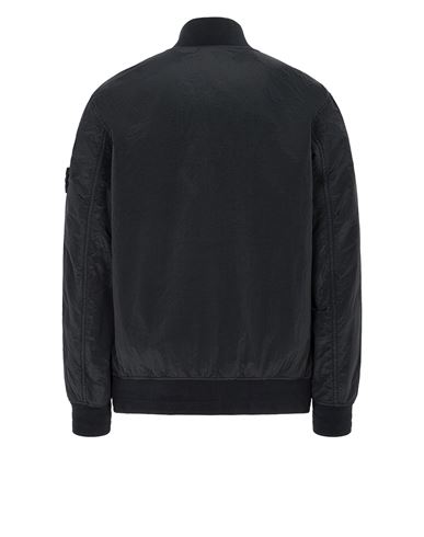 Stone island black bomber hot sale jacket