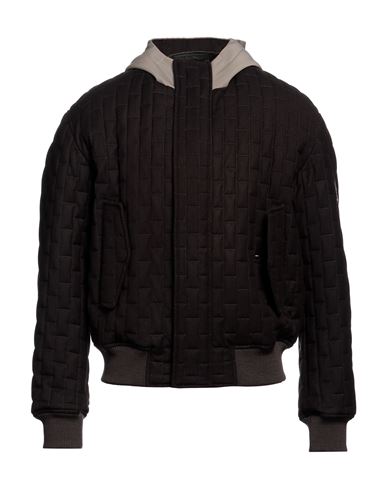 Giorgio Armani Man Jacket Dark Brown Size 46 Virgin Wool