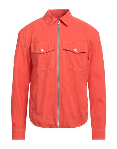 Shop Ouest Paris Man Jacket Orange Size L Polyamide