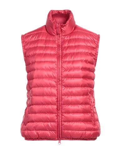 Aspesi Woman Down Jacket Coral Size Xl Polyester In Red