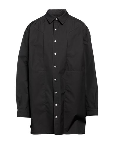 Rick Owens Man Overcoat Black Size 44 Polyester