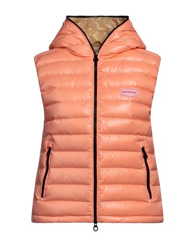 Duvetica Woman Down Jacket Salmon Pink Size 6 Polyamide