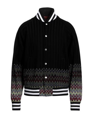 Missoni Man Jacket Black Size 40 Cotton In Black
