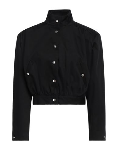 The Kooples Woman Jacket Black Size 2 Cotton