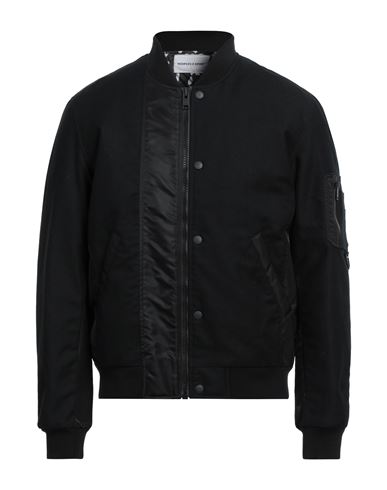 The Kooples Man Jacket Black Size L Cotton, Acrylic, Polyester