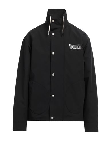 The Kooples Man Jacket Black Size L Polyester, Cotton
