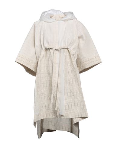 Gentryportofino Woman Overcoat & Trench Coat Cream Size 4 Linen, Cotton, Polyamide In White