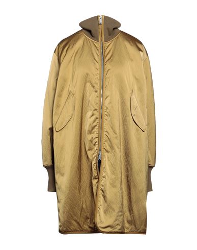 Shop Golden Goose Woman Overcoat & Trench Coat Ocher Size S Polyamide In Yellow
