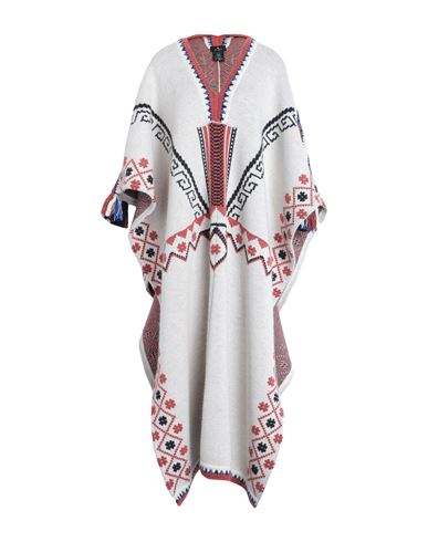 Etro Woman Capes & Ponchos Beige Size Onesize Wool, Alpaca Wool, Nylon In Neutral