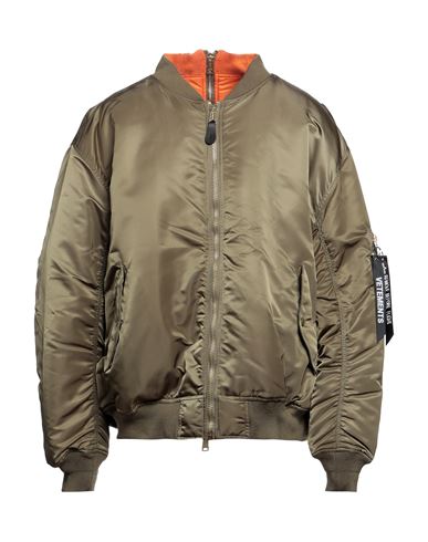 Shop Vetements Man Jacket Military Green Size L Nylon