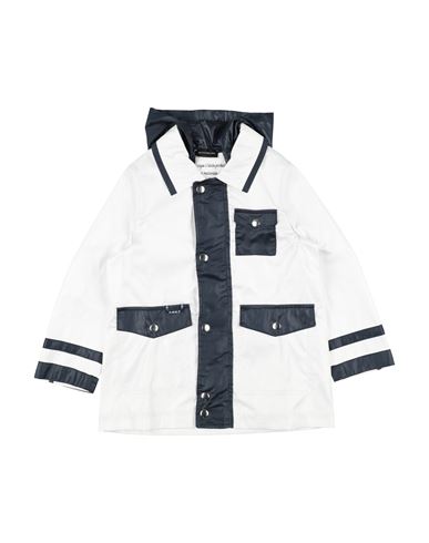 Shop Monnalisa Toddler Boy Overcoat & Trench Coat White Size 6 Polyester