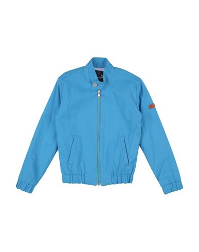 Shop Harmont & Blaine Toddler Boy Jacket Azure Size 6 Cotton, Elastane In Blue