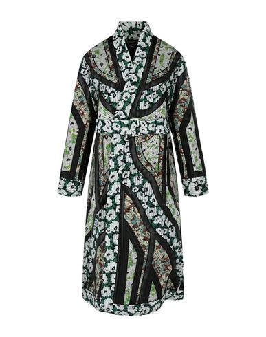 Stella Mccartney Striped Print Belted Coat Woman Overcoat & Trench Coat Multicolored Size 4-6 Viscos In Fantasy