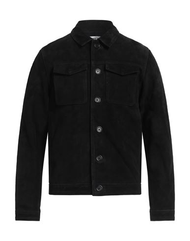 Zadig & Voltaire Man Jacket Black Size M Goat Skin