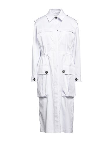 Patrizia Pepe Woman Overcoat Lilac Size 8 Polyester, Cotton, Elastane In White