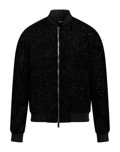 DSQUARED2 DSQUARED2 MAN JACKET BLACK SIZE 42 VISCOSE, POLYESTER, SILK 