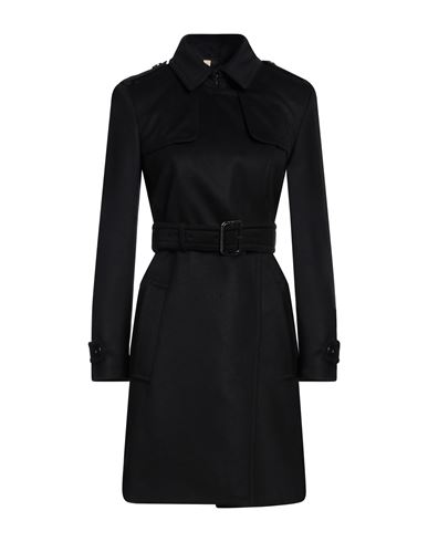 Shop Burberry Woman Coat Black Size 0 Wool, Cashmere, Polyamide