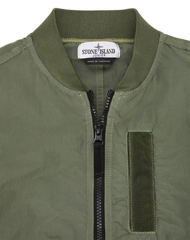 Stone island store bomber jacket green