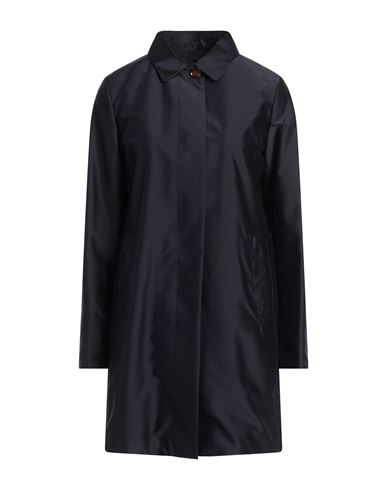 Moorer Woman Overcoat & Trench Coat Navy Size 14 Polyester In Navy