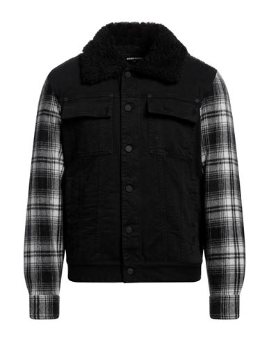 Shop Dsquared2 Man Jacket Black Size 40 Cotton