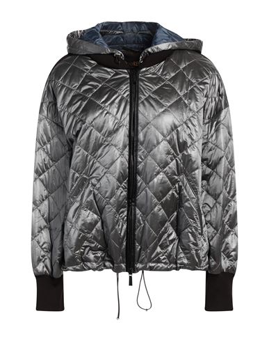 Moorer Woman Jacket Silver Size 8 Polyamide In Silver