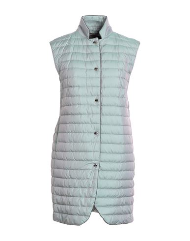 Moorer Woman Puffer Sage Green Size 4 Polyester In Blue