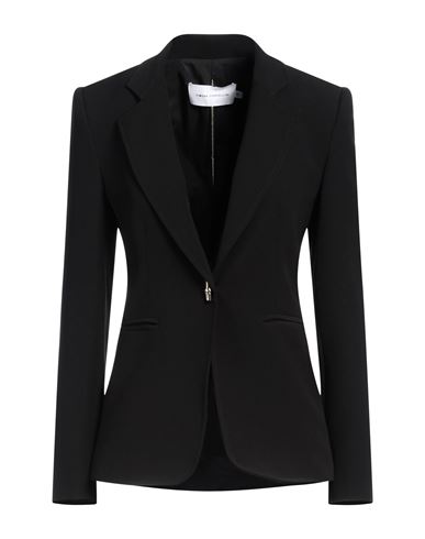 Simona Corsellini Woman Blazer Black Size 2 Polyester, Elastane