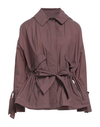 Herno Woman Overcoat & Trench Coat Mauve Size 8 Polyamide, Elastane In Purple