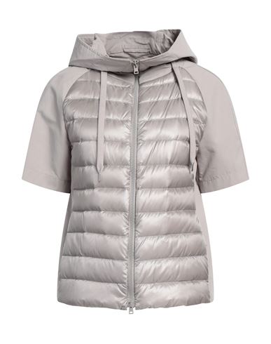 Herno Woman Puffer Beige Size 6 Polyamide, Polyester