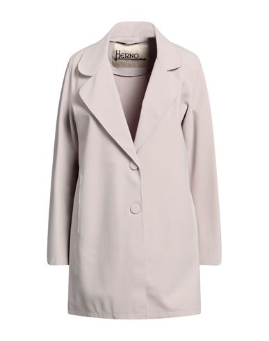 Herno Woman Overcoat & Trench Coat Dove Grey Size 12 Polyamide, Elastane