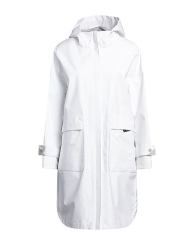 Herno Woman Overcoat & Trench Coat Cream Size 6 Polyester, Ptfe - Polytetrafluoroethylene In White