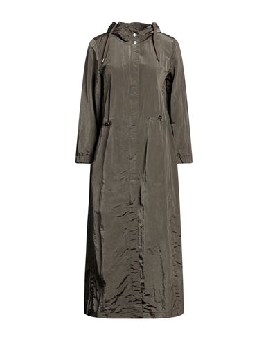 Herno Woman Overcoat & Trench Coat Military Green Size 8 Polyamide, Polyurethane