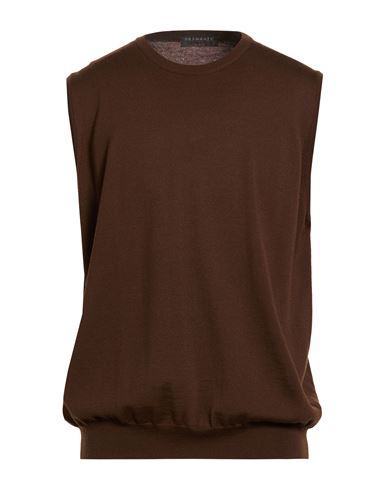 Bramante Man Sweater Dark Brown Size 44 Virgin Wool