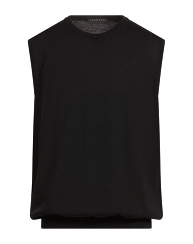 Bramante Man Sweater Black Size 46 Virgin Wool
