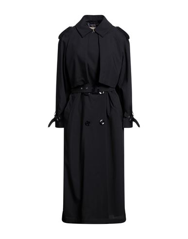 Herno Woman Overcoat Black Size 6 Virgin Wool