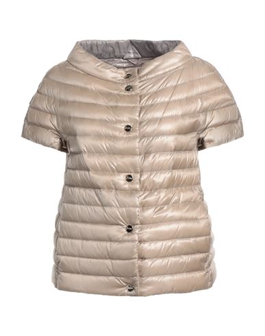 Herno Woman Down Jacket Beige Size 6 Polyamide