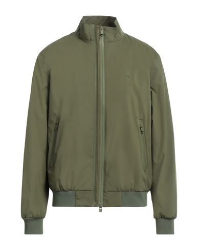 Harmont & Blaine Man Jacket Military Green Size Xxl Polyester In Green