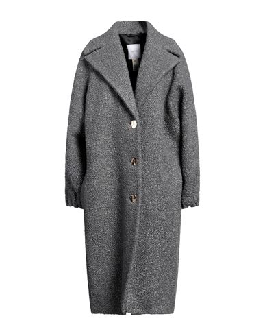 Shop Patou Woman Coat Grey Size 6 Virgin Wool, Tencel, Polyamide