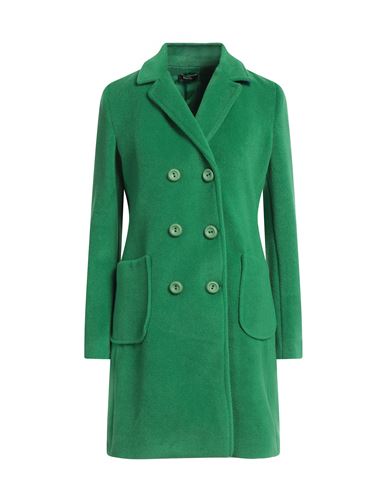 Shop Hanita Woman Coat Green Size L Polyester