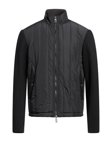 Shop Canali Man Jacket Black Size 46 Viscose, Polyamide, Elastane, Polyester