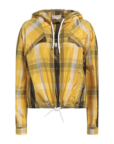 Shop Drumohr Woman Jacket Yellow Size 4 Silk