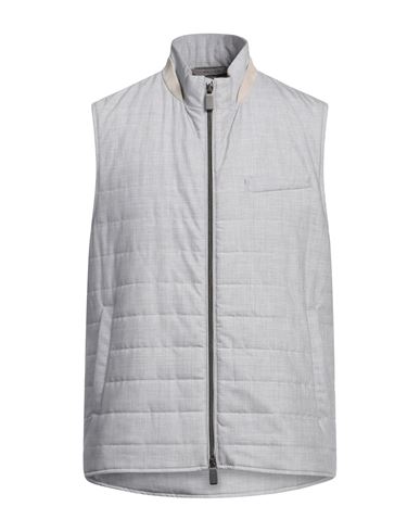 Shop Canali Man Jacket Grey Size 48 Wool