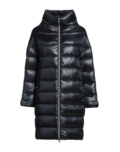 Herno Matilde Nylon Ultralight Mid Down Jacket In Navy