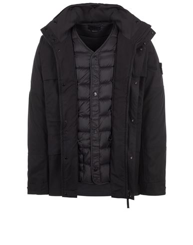 Stone island ghost outlet jacket black