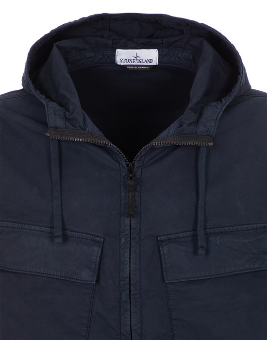 Stone island hot sale hooded overshirt