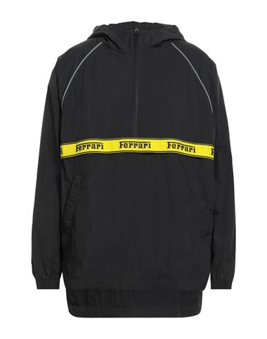 Shop Ferrari Man Jacket Black Size L Nylon
