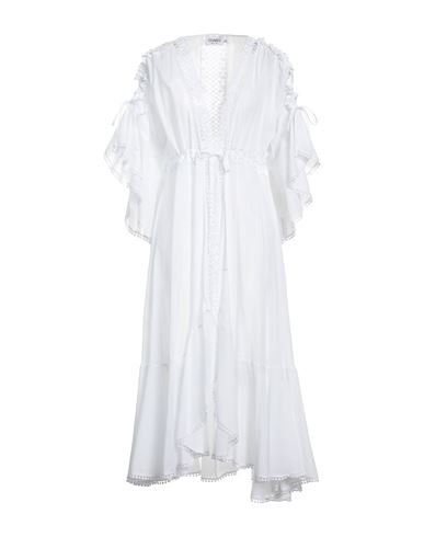 Charo Ruiz Ibiza Woman Overcoat & Trench Coat White Size Xl Cotton, Polyester