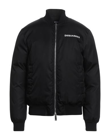 Dsquared2 Man Jacket Black Size 44 Polyamide In Black